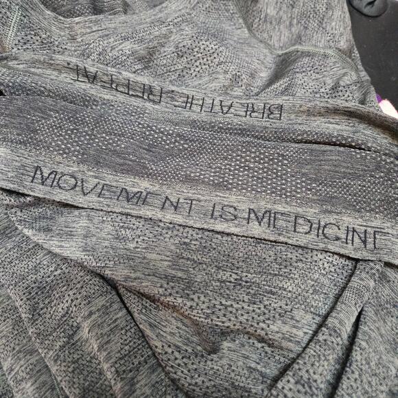 Lululemon Swiftly Tech Long Sleeve Crew Camo Green Size 4 - Picture 6 of 7